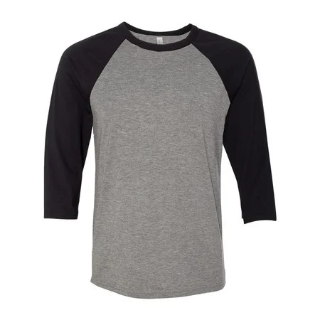 BELLA + CANVAS Unisex Three-Quarter Sleeve Baseball Tee - IWPF | Walmart (US)
