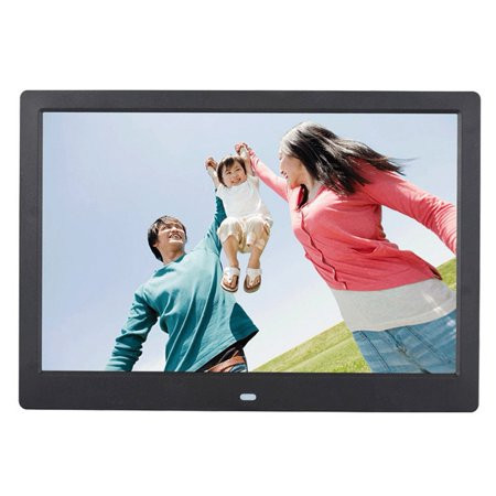 12 Inch Digital Photo Frame HD 1280X800 Electronic Frame Music Video Player Function Black US Plug | Walmart (US)