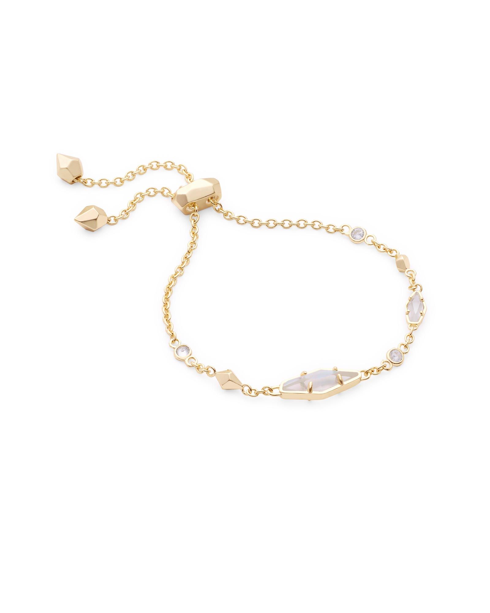 Deb Adjustable Chain Bracelet In Gold | Kendra Scott