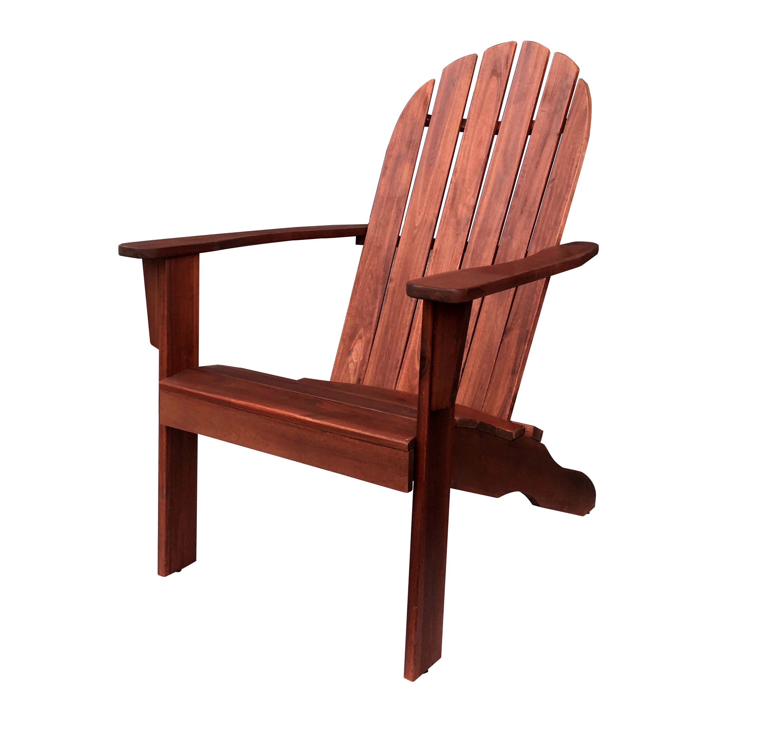 Mainstays Wood Outdoor Adirondack Chair, Dark Brown Color | Walmart (US)