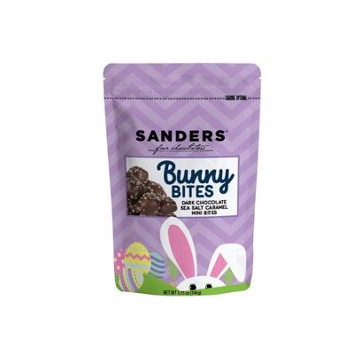 Sanders Easter Dark Chocolate Sea Salt Caramels Bites - 3.75oz | Target