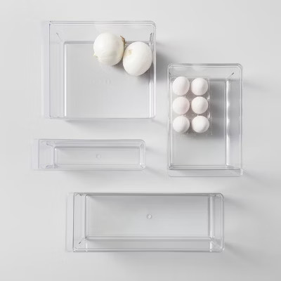 9"W X 10.5"D X 4"H Plastic Kitchen Organizer - Made By Design™ | Target