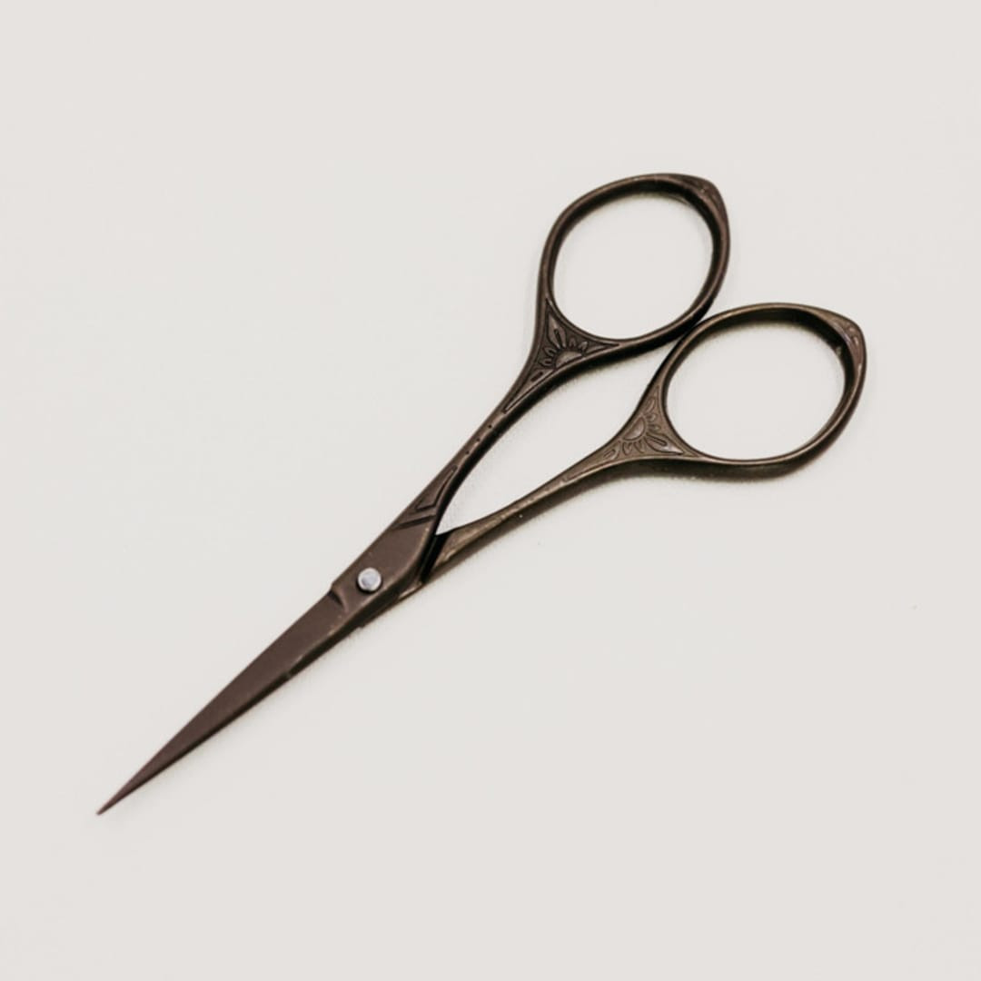 Vintage Style Scissors Violet Bronze | Minted