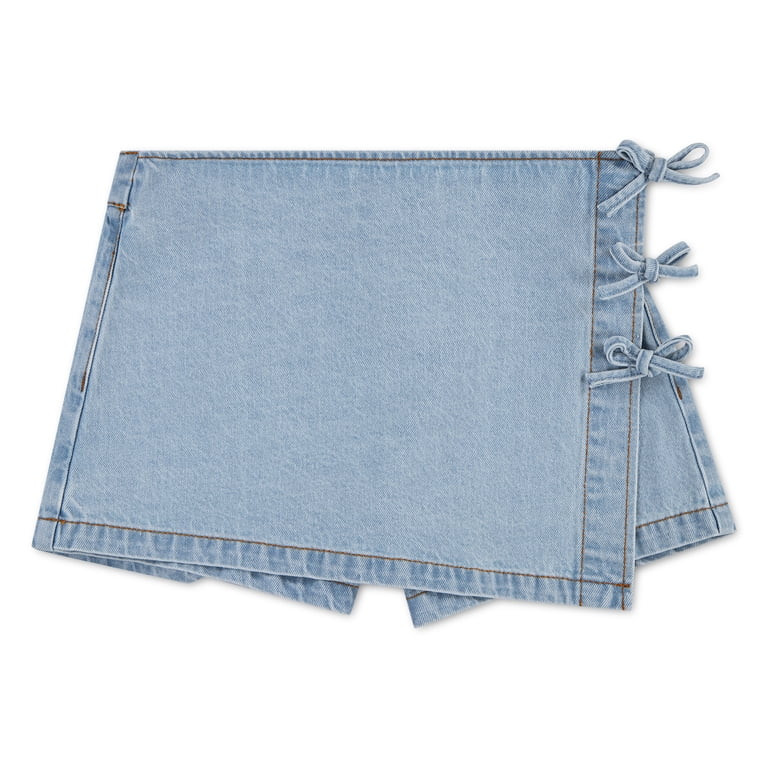 Levi Strauss Signature Girls Denim Skort, Sizes 5-16 | Walmart (US)