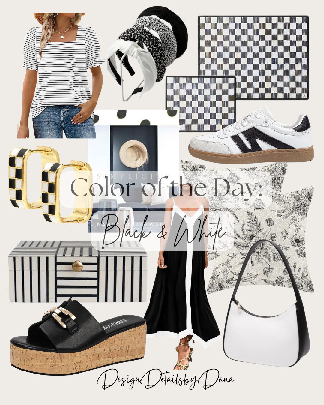 Color of the Day: Black & White 🖤🤍

Timeless. Elegant. Always in style. 

Black and white is the ultimate classic color combo that never fails—whether you're dressing up or decorating your space.

Today I’m sharing my favorite black and white home decor and chic fashion finds: think graphic throw pillows, statement vases, sleek kitchen accessories, striped rugs, breezy summer dresses, woven bags, and minimal sandals. These pieces are sophisticated, easy to style, and perfect for year-round wear.

Tap to shop these elevated neutrals that make a bold (but effortless!) statement in any room or outfit.

black and white fashion, classic style, neutral home decor, minimal home finds, timeless outfits, monochrome design, chic summer dresses, elegant home styling, Amazon home finds, neutral aesthetic, interior color trends, capsule wardrobe staples, minimal fashion, modern farmhouse decor, LTK black and white style

#ColorOfTheDay #BlackAndWhiteStyle #NeutralDecor #ClassicStyle #ChicAndTimeless #LTKHome #LTKFashion #ModernHomeStyle #MonochromeVibes #CapsuleWardrobe #AmazonHome #LTKFinds 

 #LTKHome #LTKFindsUnder100 #LTKStyleTip