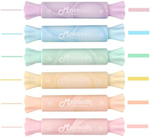 chosch Candy Shape Highlighters, Assorted colors,Chisel Tip,Water Based,Quick Dry& Write Smoothly... | Amazon (US)
