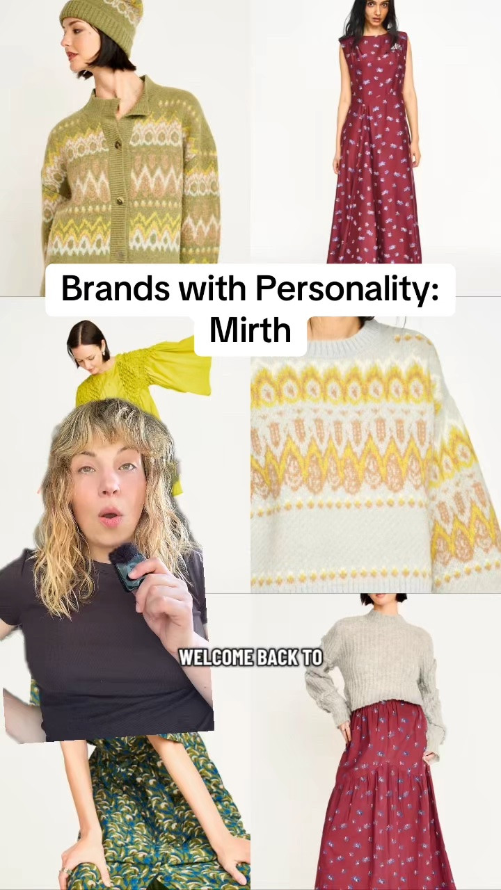 Brands with personality: Mirth

#LTKSeasonal #LTKNYFW #LTKgrwm