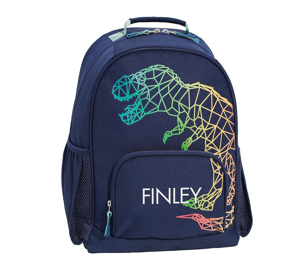 T-Rex Blueprint Glow-in-The-Dark Mackenzie Backpack | Pottery Barn Kids