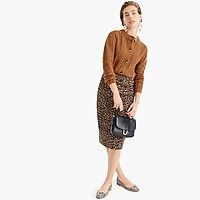 No. 2 pencil skirt in two-way stretch leopard print | J.Crew US