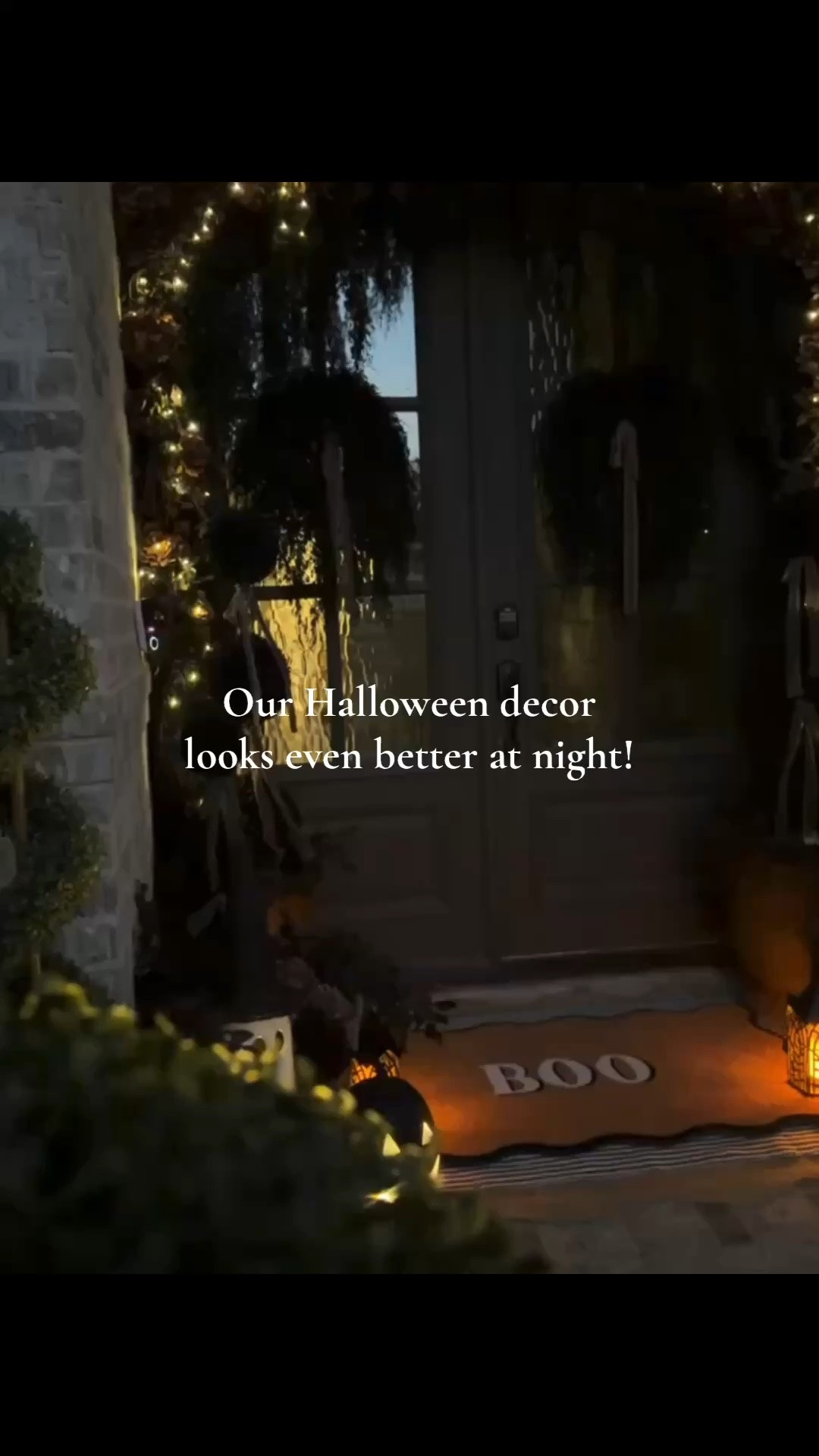 Look at how magical our Halloween porch looks at night 😍 Obsessed! 

 #LTKSeasonal #LTKHome