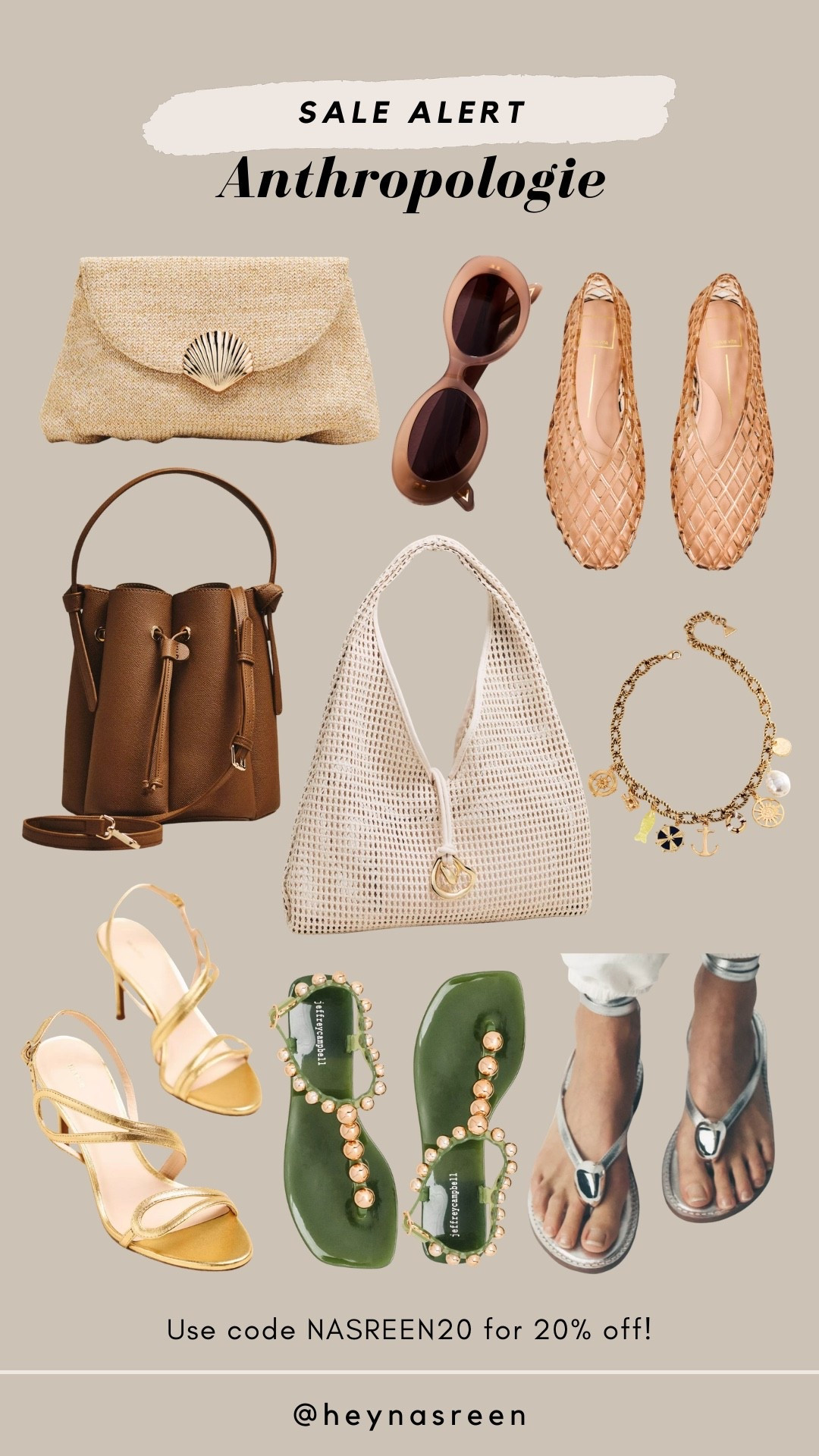 Anthropologie accessories I'm loving for spring and summer! Use code NASREEN20 for 20% off. 

 

#LTKSaleAlert