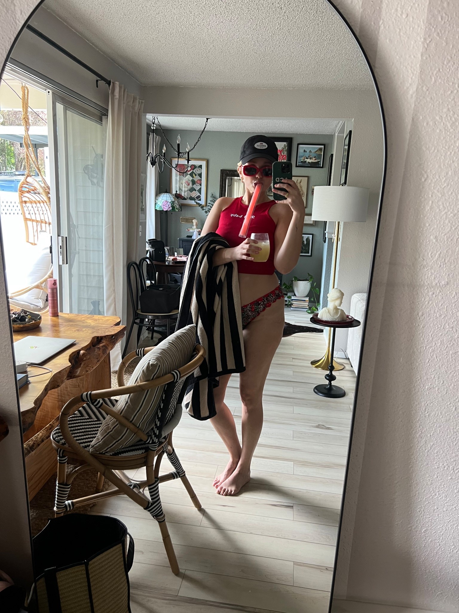 Pool ready. Red. Cherrys. Otter pops. Enough said 

#LTKBeauty #LTKSummerEdit #LTKStyleTip