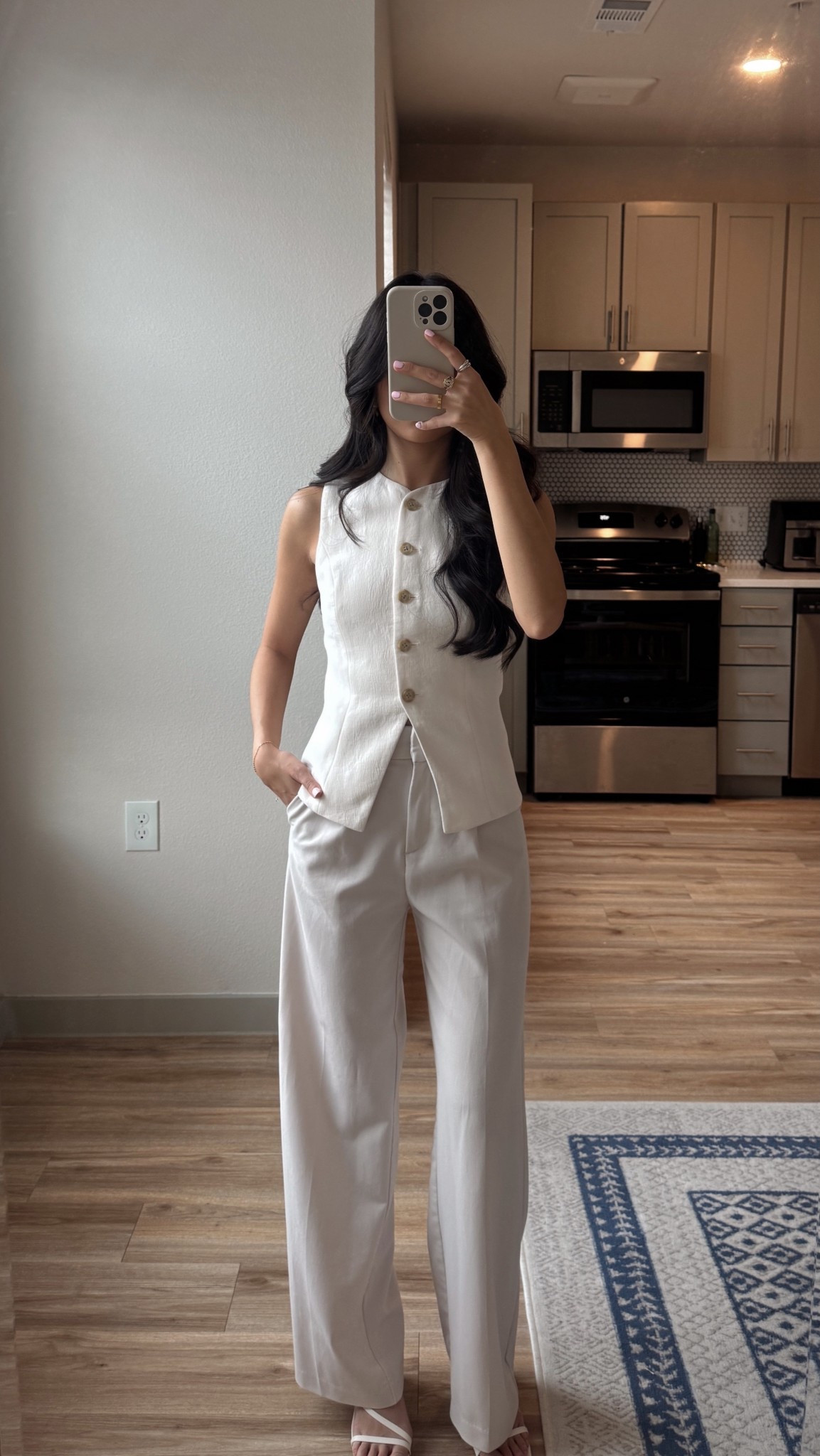 monochromatic 🤍 spring outfit, workwear, office outfit, business casual

#LTKStyleTip #LTKWorkwear #LTKSeasonal