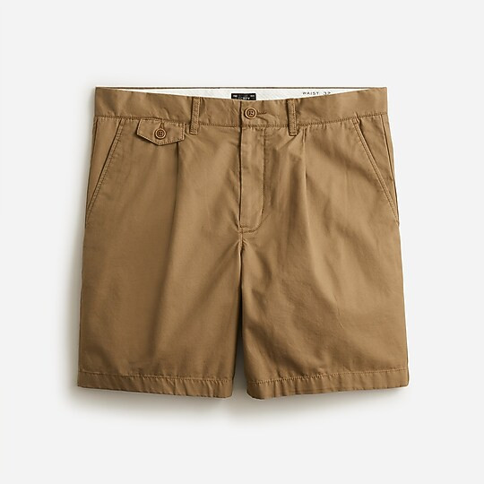 7.5" pleated chino shortItem BE060 | J. Crew US