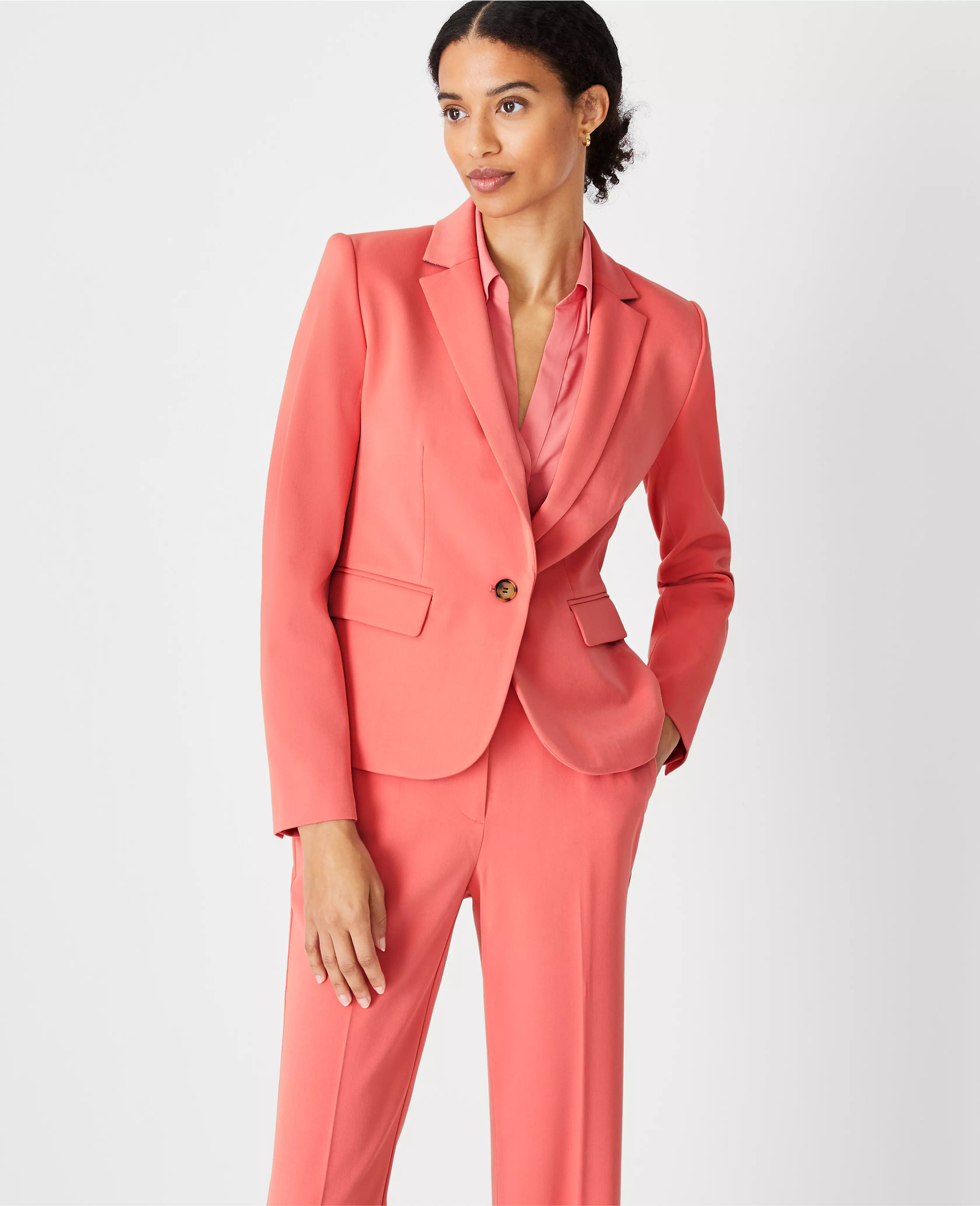 The Petite One Button Blazer | Ann Taylor (US)