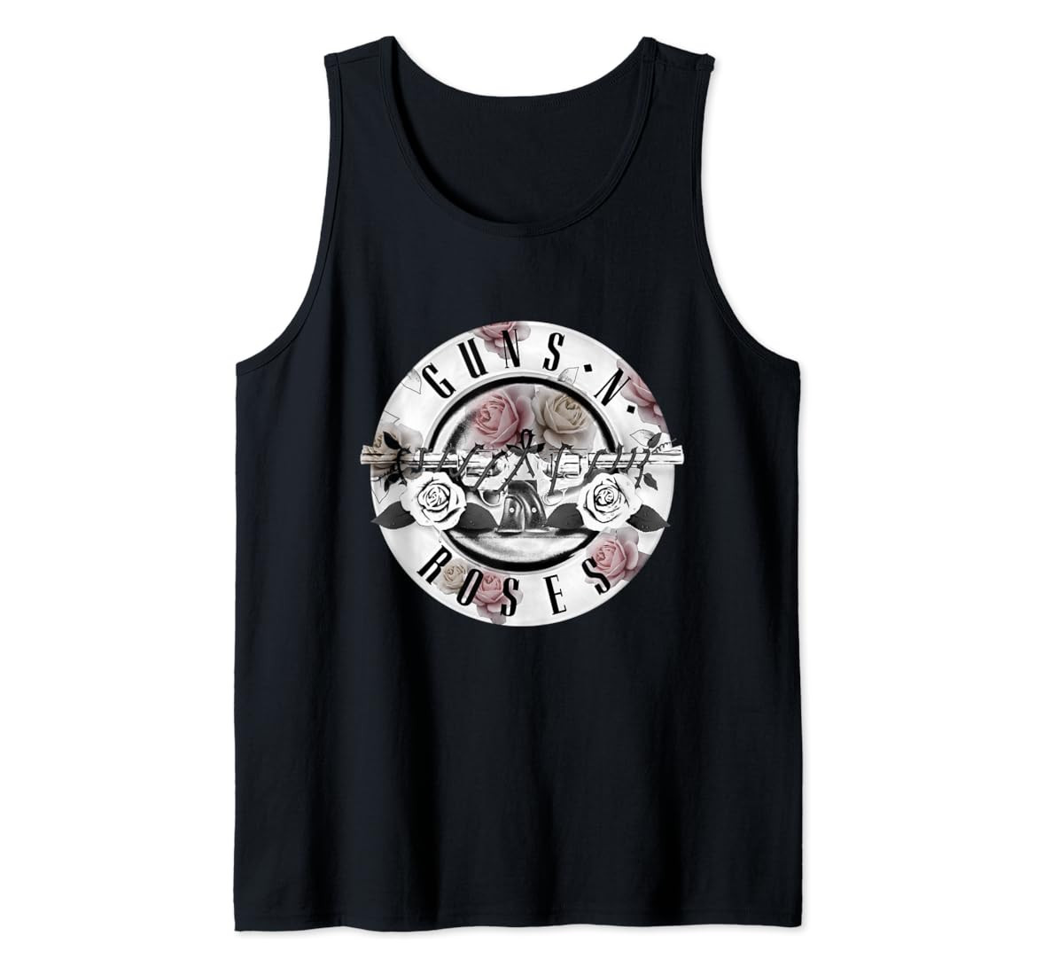 Guns N' Roses Official Floral Bullet Tank Top | Amazon (US)