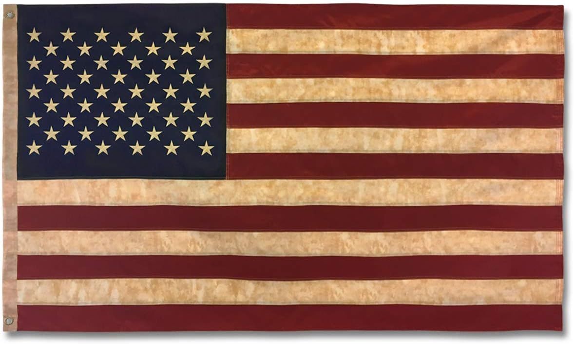 Founding Fathers Flags Embroidered Vintage American Flag- Premium Quality Oxford Poly - 3'x5' Vin... | Amazon (US)