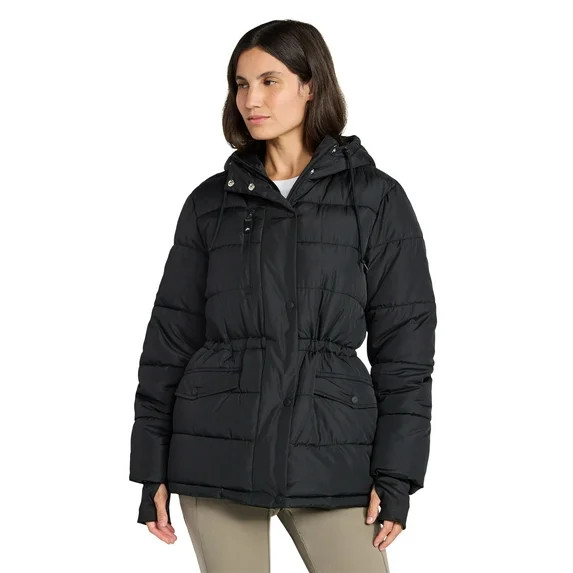 Ozark Trail Women's and Women's Plus Mid Length Puffer Coat, Sizes XS-2X | Walmart (US)