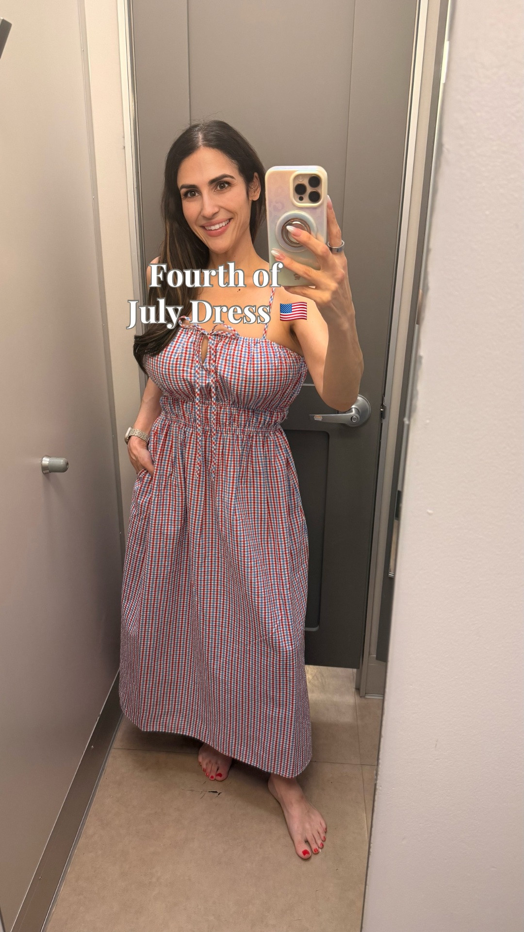Fourth of July outfit idea 🇺🇸

This gingham maxi dress is lightweight, comfortable, and perfect for summer parties, backyard BBQs, fireworks, and holiday weekends.

The best part? It has pockets.

@Target

#LTKootd #LTKSeasonal #LTKSaleAlert