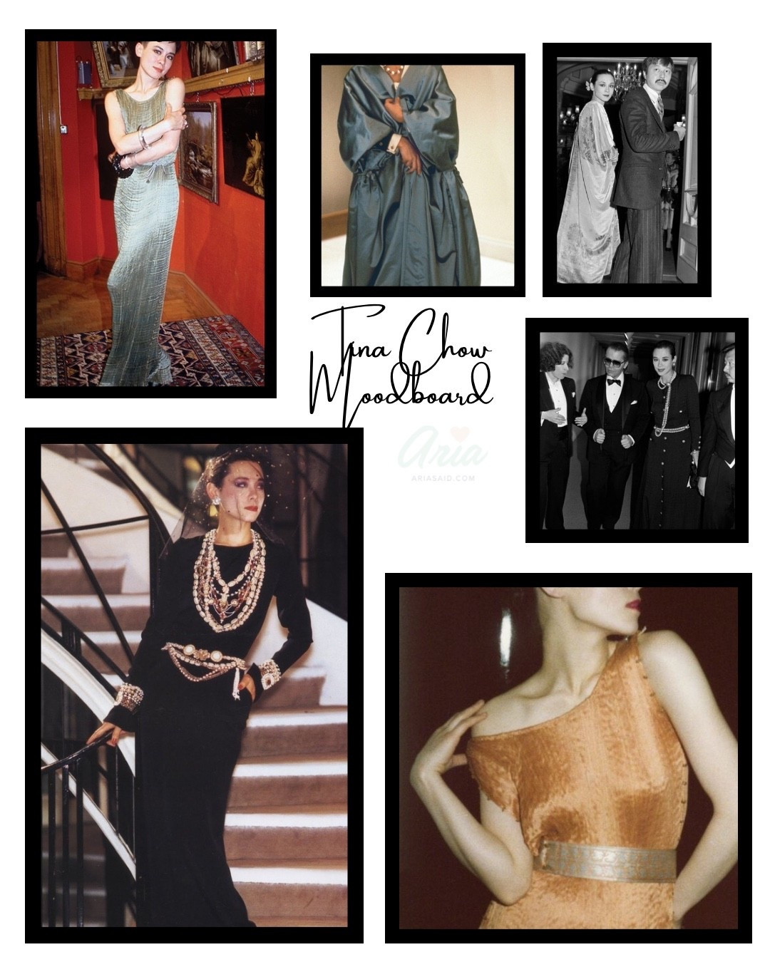 I’ve been obsessed with Tina Chow for years and have recently been inspired to search for similar looks. 