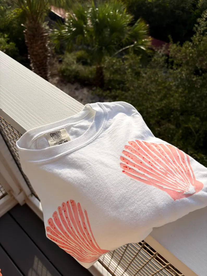 Seashell Beach T-shirt | Shell Beach Tee | Bachelorette Tees - Etsy | Etsy (Global)
