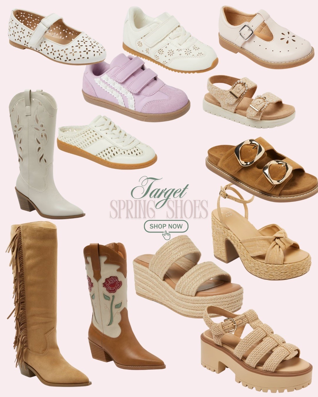 Spring shoes for everyone. Love all the new spring shoes at Target especially the toddler shoes 

#LTKSeasonal #LTKootd #LTKKids