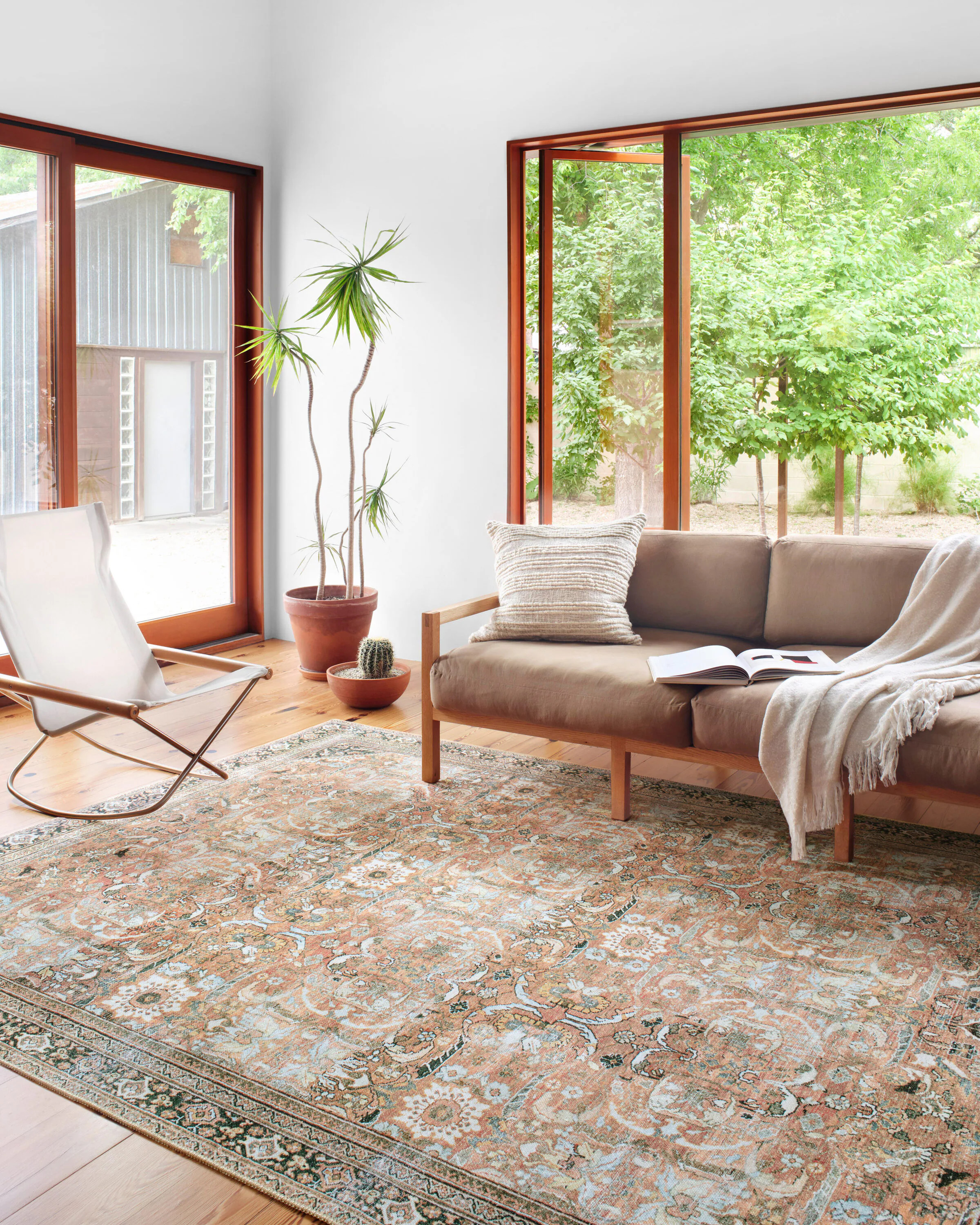 Loloi II Wynter 8 X 10 (ft) Auburn / Multi Indoor Distressed/Overdyed Persian Area Rug Polyester in Red | WYNTWYN-02AAML7696 | Lowe's