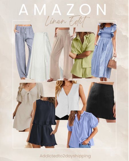 I am absolutely loving linen this season! I rounded up some of my favorite linen pieces from Amazon for you!
Linen pants, linen tops, linen dresses, linen skirts and linen two piece sets

#LTKStyleTip #LTKSeasonal #LTKFindsUnder50