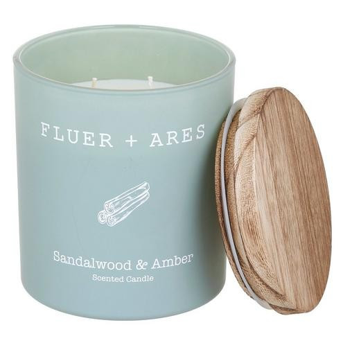 14 oz Sandlewood & Amber Scented Candle--7848938875400   | Burkes Outlet | bealls