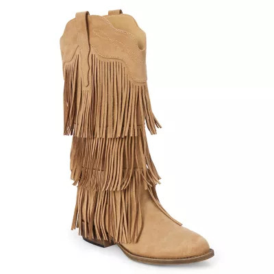 Western Fringe Boots | Belk