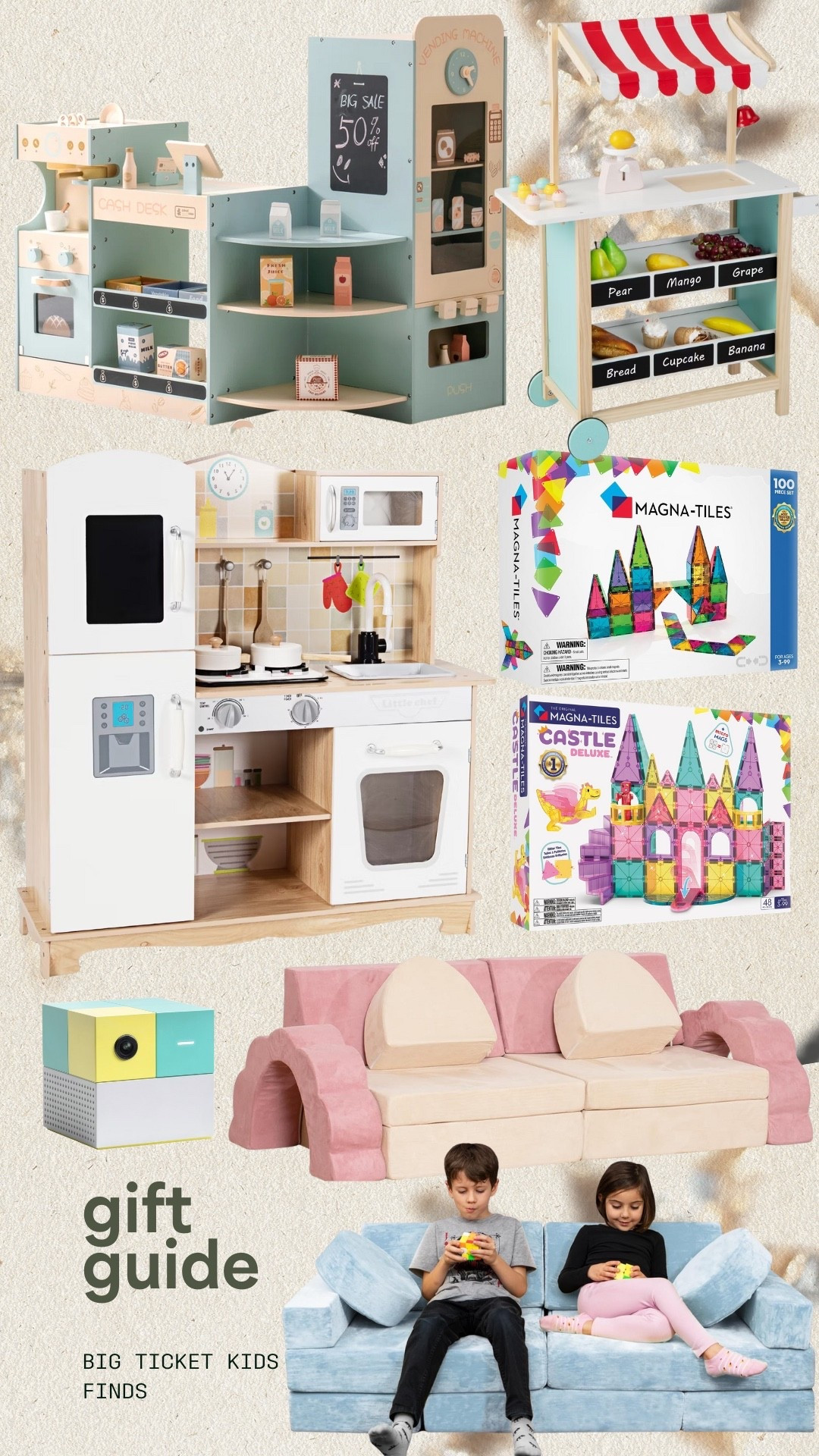 Big ticket gift items for kids!!! 

Gift guide, holiday gifts, christmas gifts, christmas, gifts, baby gifts, toddler gifts, neutral gifts for baby, baby toys, gifts for kids, gifts for toddlers, gifts for toddler girl, gifts for toddler boy, magnatiles, play couch, furniture play sets 




#LTKGiftGuide #LTKHoliday #LTKKids