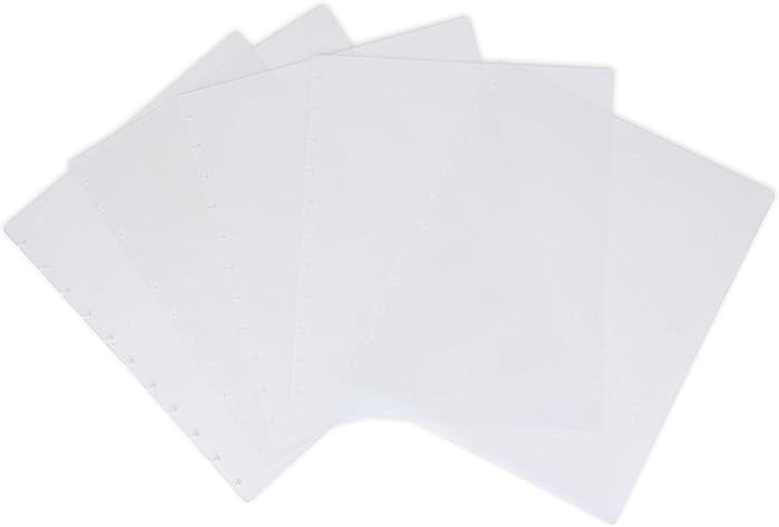 Talia Discbound Notebook - Cover and Disc Set (Clear 5pk (no Discs), Letter Set) | Amazon (US)