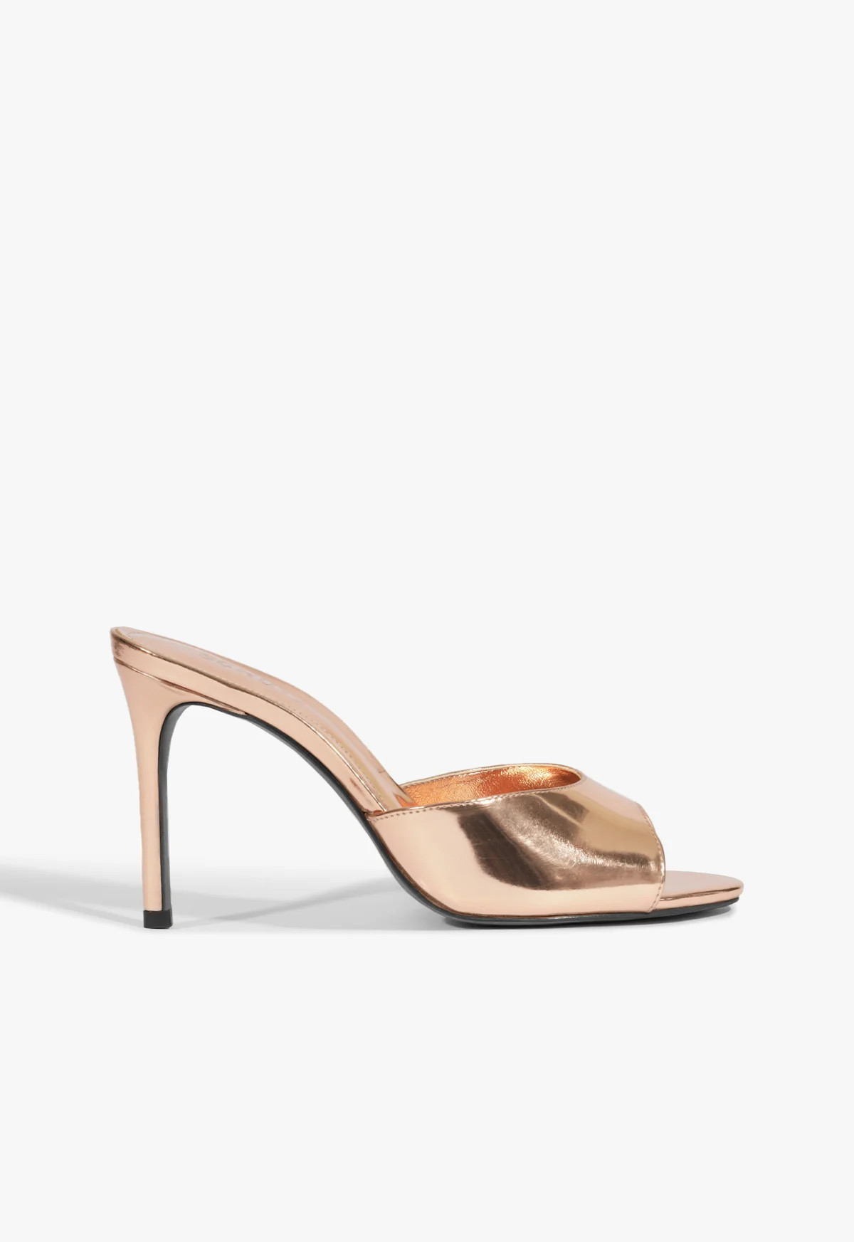 Cloe Stiletto Sandal | Rose Gold Leather - SCHUTZ | Schutz (US)