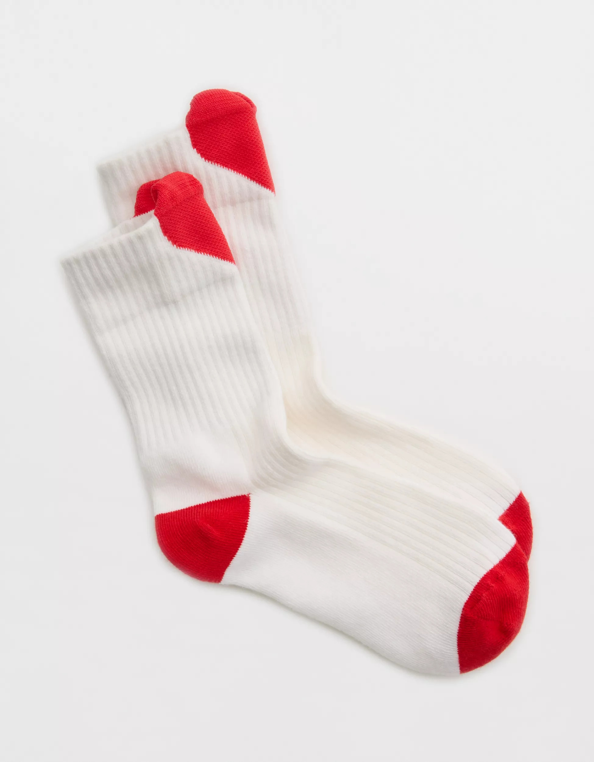Aerie Ribbed Cotton Crew Socks | Aerie