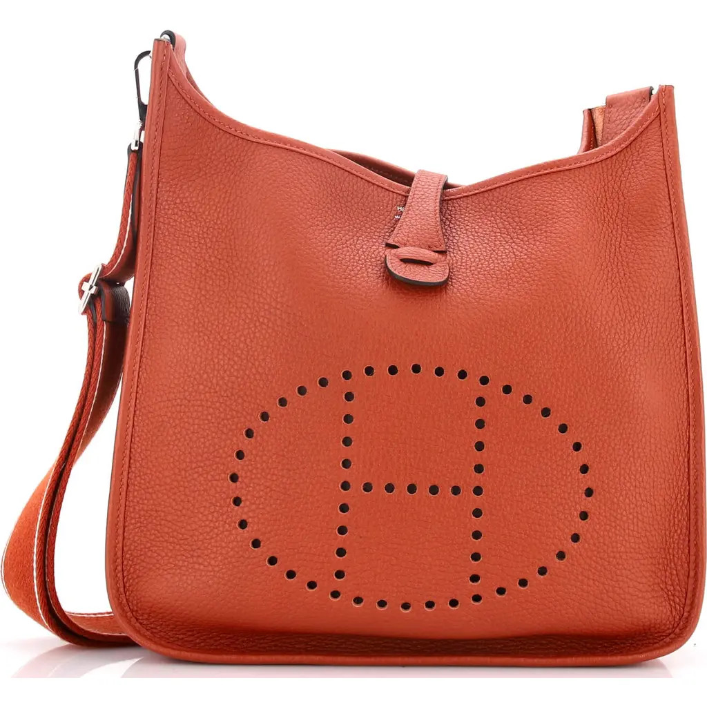 Pre-Owned Hermes Evelyne Bag Gen III Clemence PM in Brique at Nordstrom, Size Small | Nordstrom