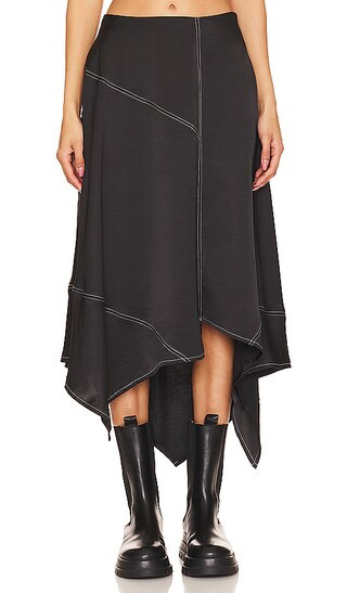 Agnes Skirt in Black | Revolve Clothing (Global)