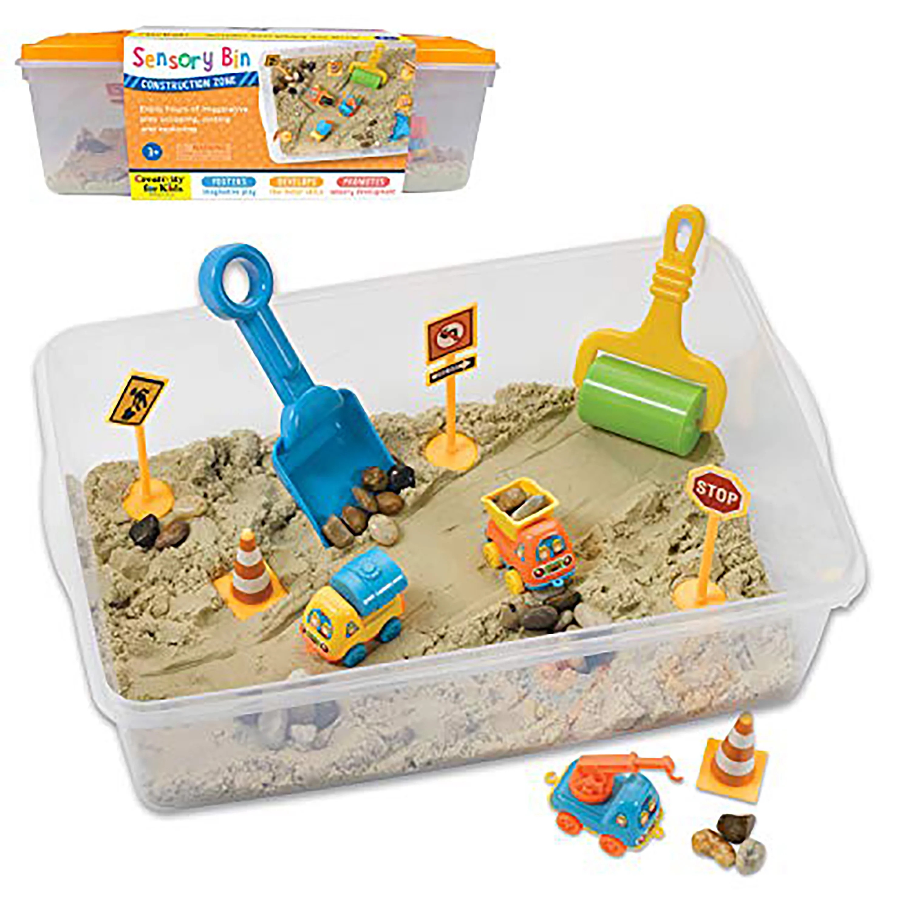 Creativity for Kids Sensory Bin Construction Zone- Child Craft Activity for Boys and Girls | Walmart (US)