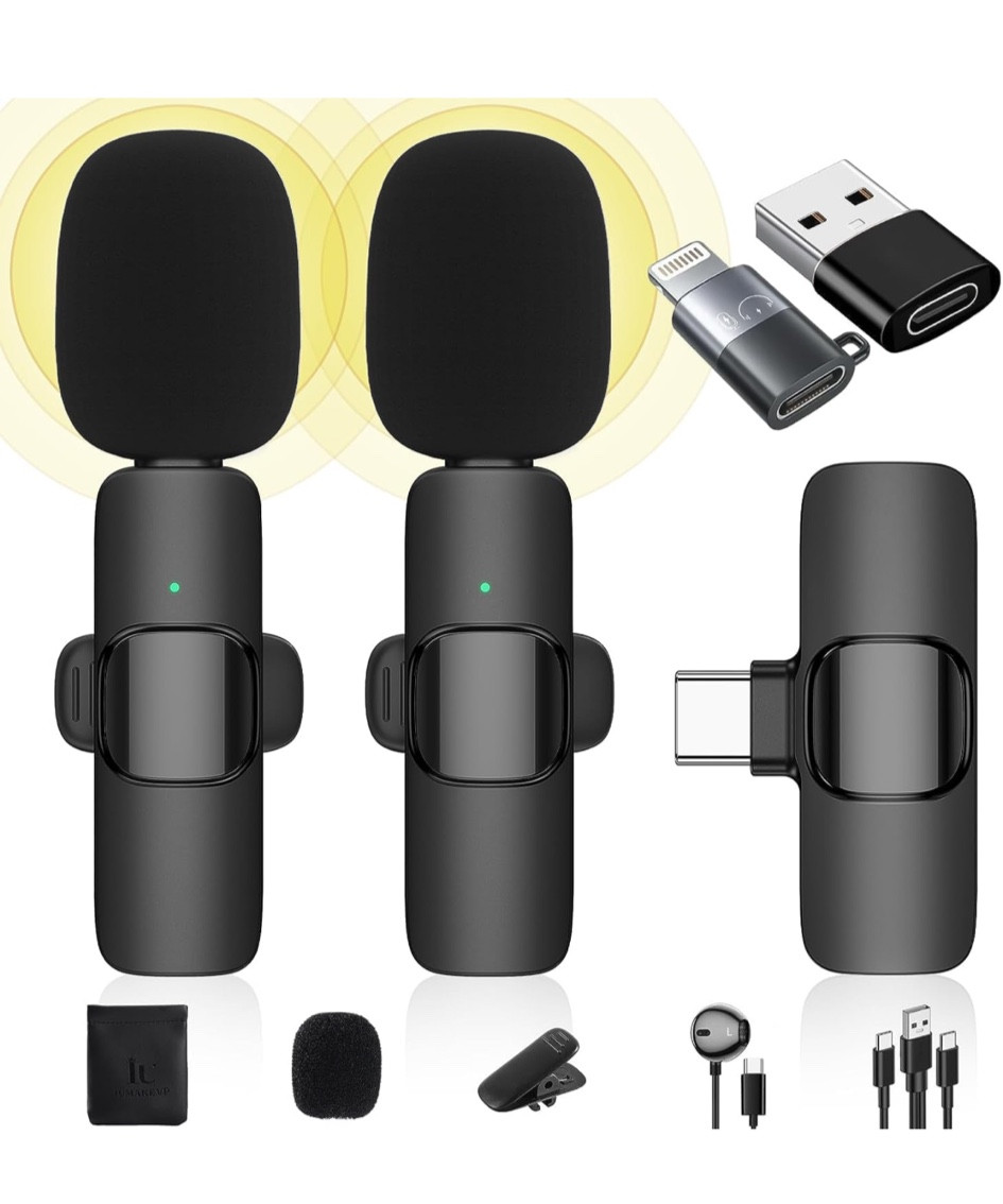 LOVE this voiceover mic- especially if you have the new iPhone & need a USB-c port! It comes with the different port options, headphones, 2 mics, a case, and extra accessories! 

#LTKVideo #LTKGiftGuide #LTKhome