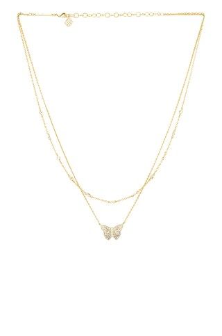 Kendra Scott Hadley Butterfly Necklace in Gold from Revolve.com | Revolve Clothing (Global)