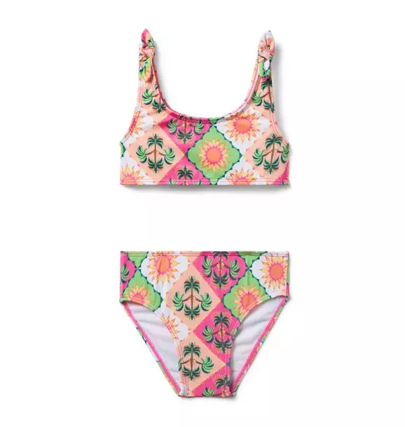 Recycled Palm Tile 2-Piece Swimsuit | Janie and Jack