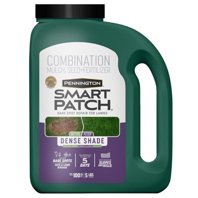 Pennington Smart Patch Mixed Dense Shade Seed/Fertilizer/Mulch Repair Kit 5 lb | Target