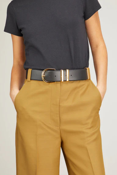 Bella Belt in Gold/Black | Hampden Clothing