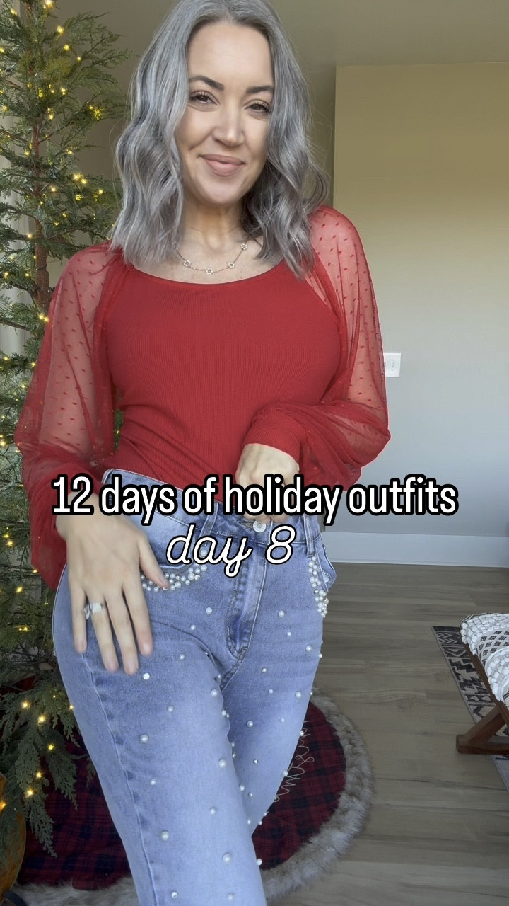 12 days of holiday outfits….day 8!

#12daysofchristmas #holidayfashion #christmasfashion #holidayoutfits #christmasoutfits #deckthehalls #tistheseason #christmas2024 #holidayseason2024 #holidaypartyoutfit #holidayparty #christmaspartyoutfit #christmaspartyideas #merrychristmas2024 #christmasseason🎄 #happyholidays2024 #amazoninfluencer #amazoninfluencerprogram #amazonfashion #amazonfashionfinds #founditonamazon #founditonamazonfashion 

#LTKParties #LTKWatchNow #LTKHoliday