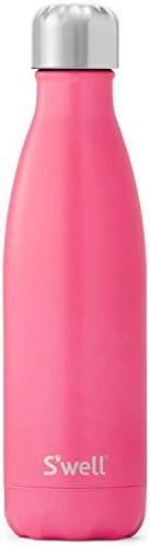 S'well Stainless Steel Water Bottle - 17 Fl Oz - Bikini Pink - Triple-Layered Vacuum-Insulated Co... | Amazon (US)