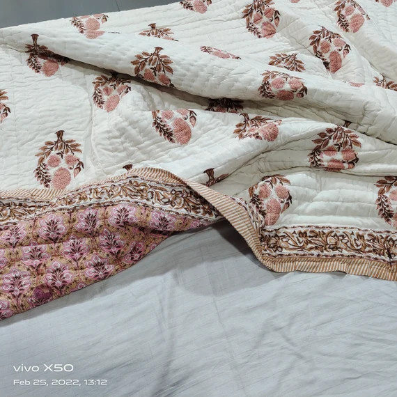 USA King Blanket  Kantha Quilt King  King Quilt for Sale  | Etsy | Etsy (US)