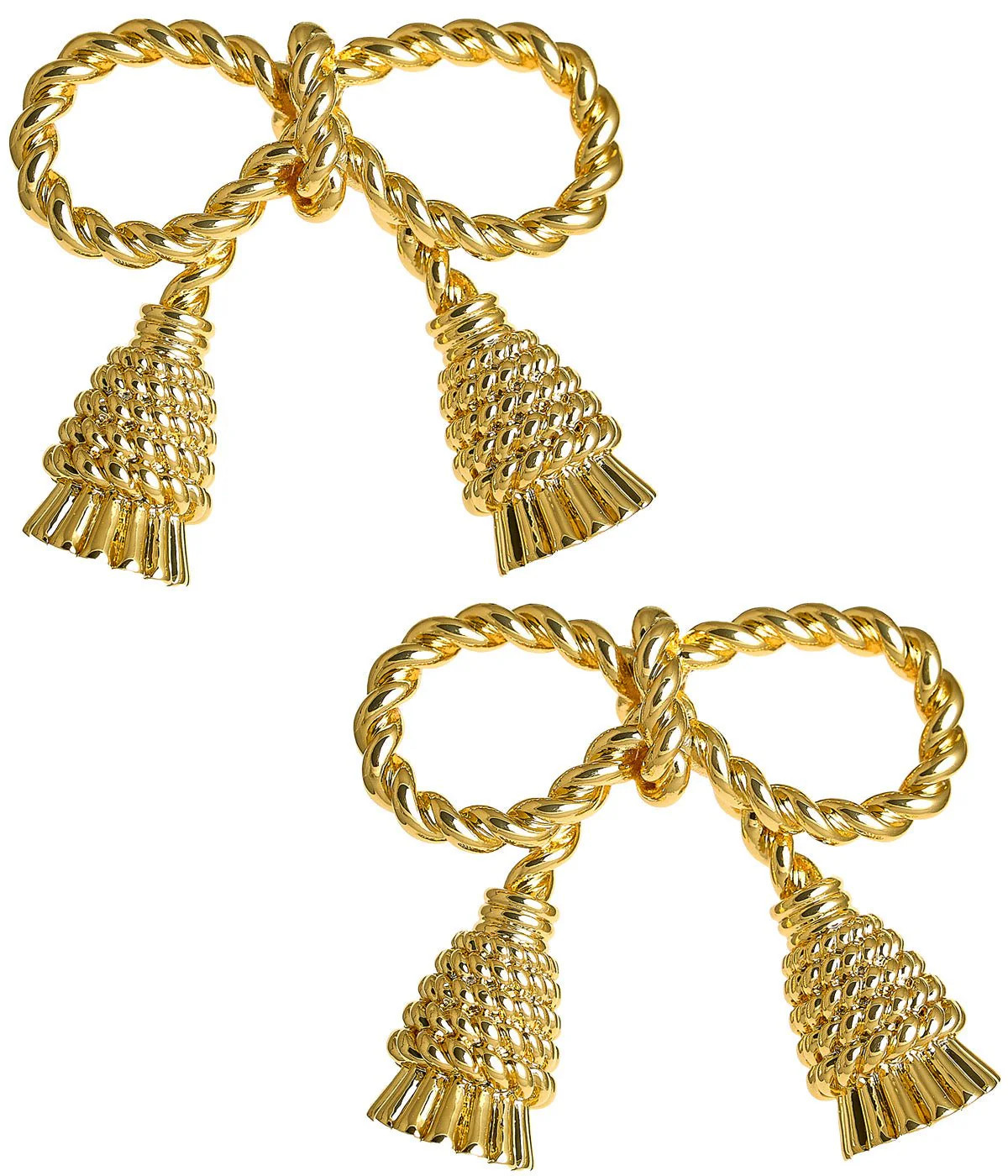 Delaney Tassel Stud Earring - 18k Gold Plated | Lisi Lerch Inc