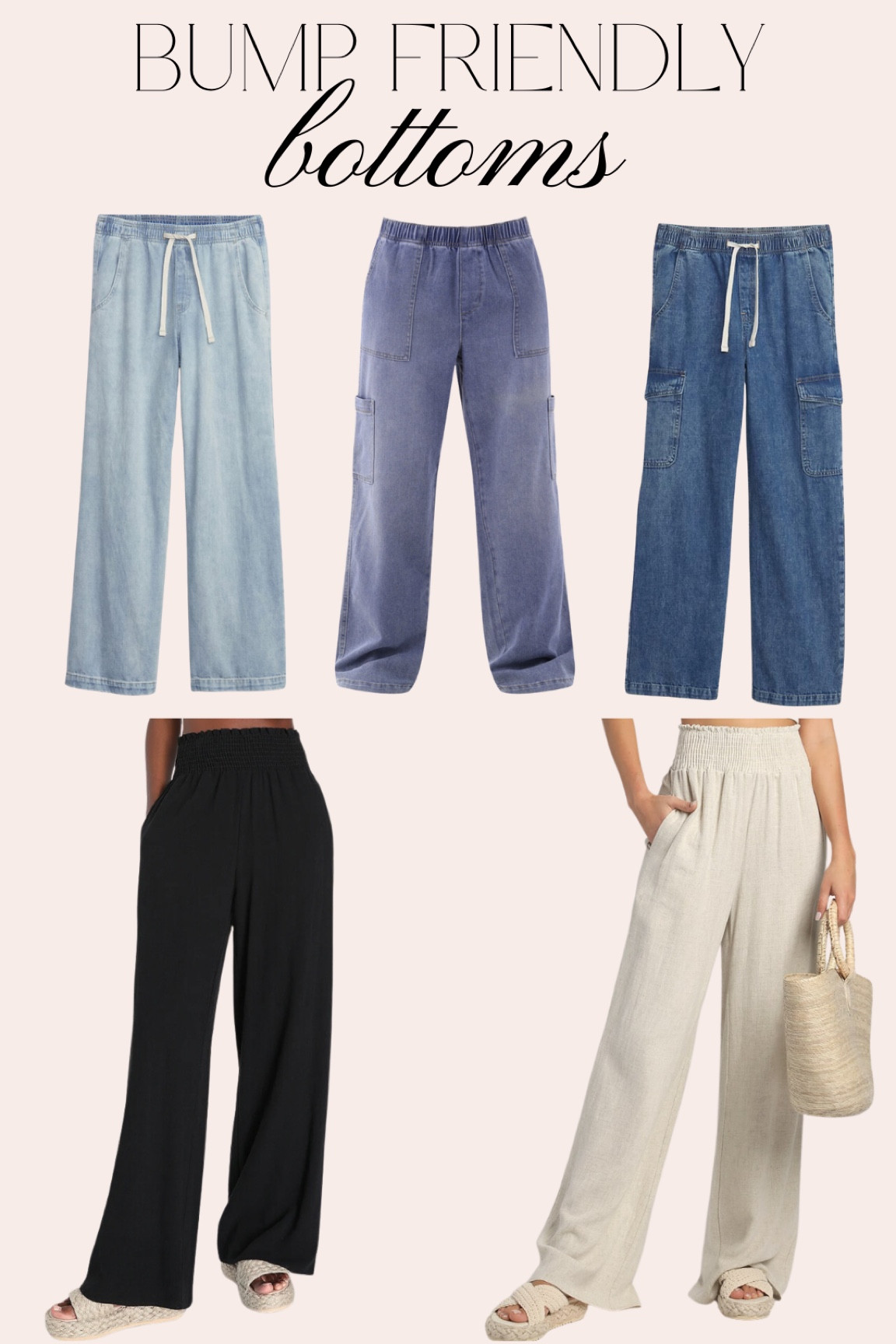 Bump Friendly Bottoms #maternity #bumpfriendly #denim 