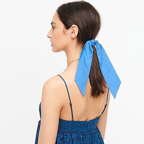 Twilly scrunchie in cotton | J.Crew US