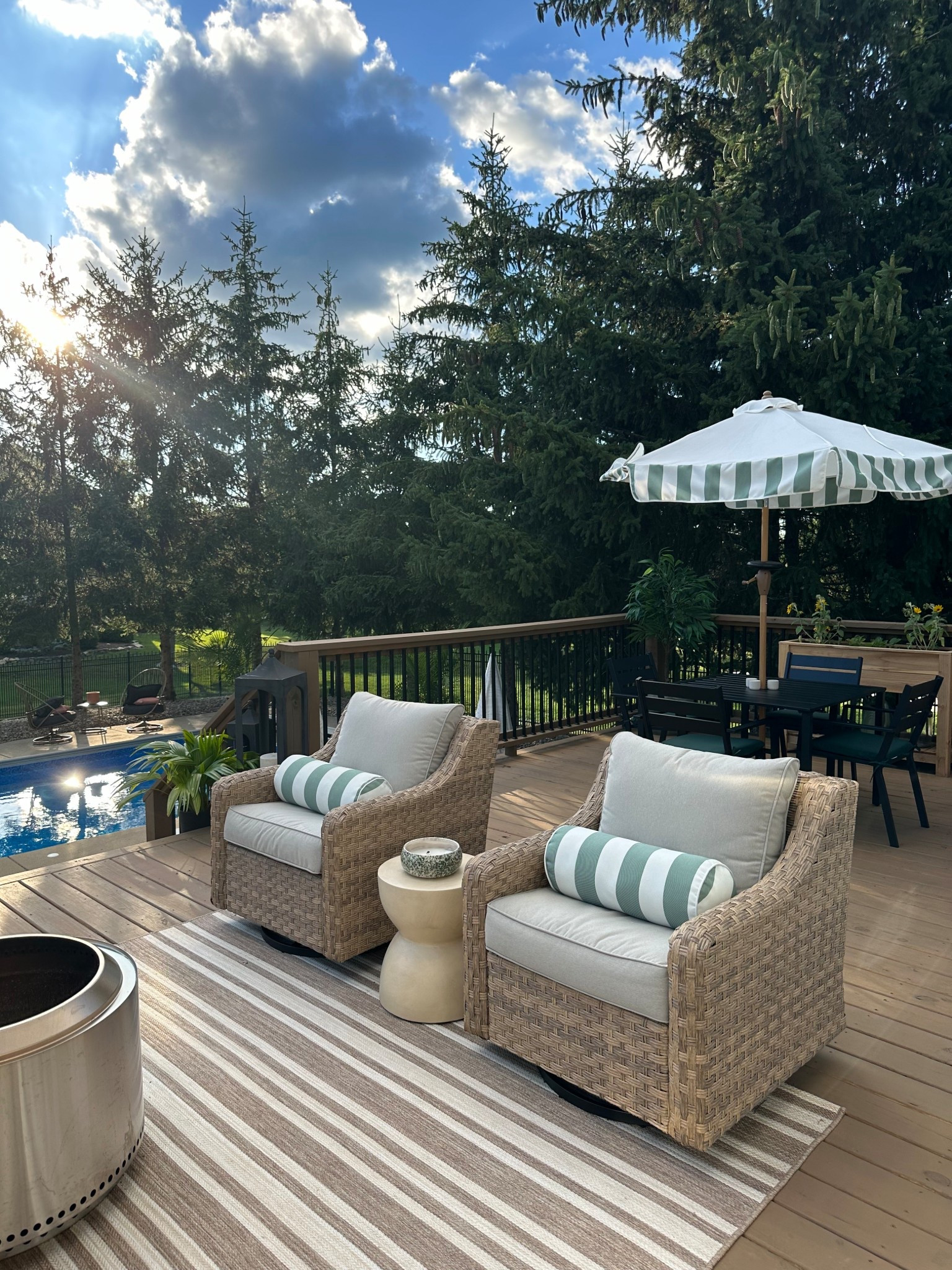 Outdoor patio for the warmer months!! 

Home decor 
Walmart decor
Walmart home 
Patio decor 
Summer home finds 

#LTKHome #LTKSeasonal #LTKStyleTip