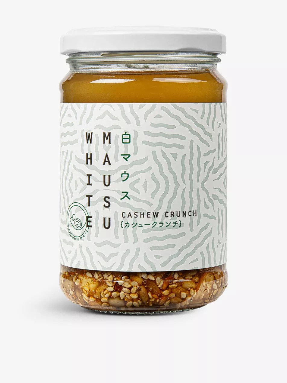 White Mausu Cashew Crunch chilli oil 240g | Selfridges